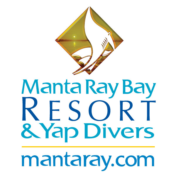Manta Ray Bay Resort & Yap Divers Gold Image Logo with URL