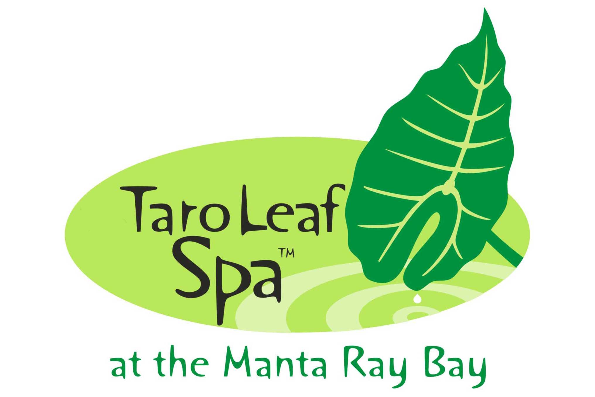 Taro leaf spa logo